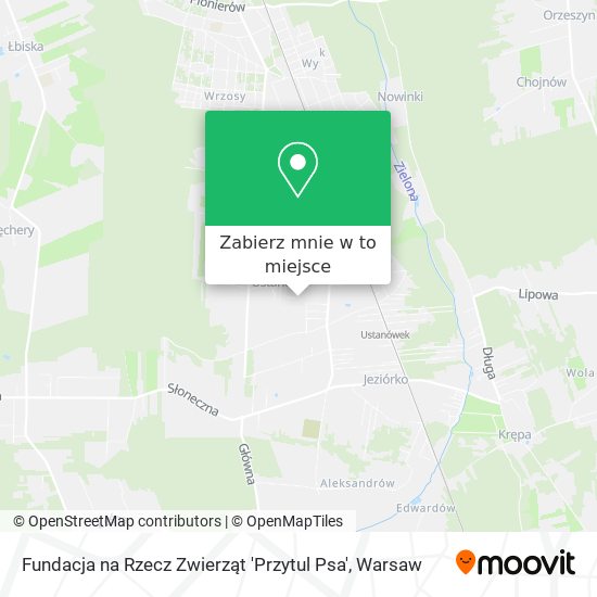 Mapa Fundacja na Rzecz Zwierząt 'Przytul Psa'