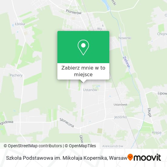 Mapa Szkoła Podstawowa im. Mikołaja Kopernika