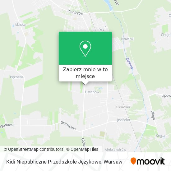 Mapa Kidi Niepubliczne Przedszkole Językowe