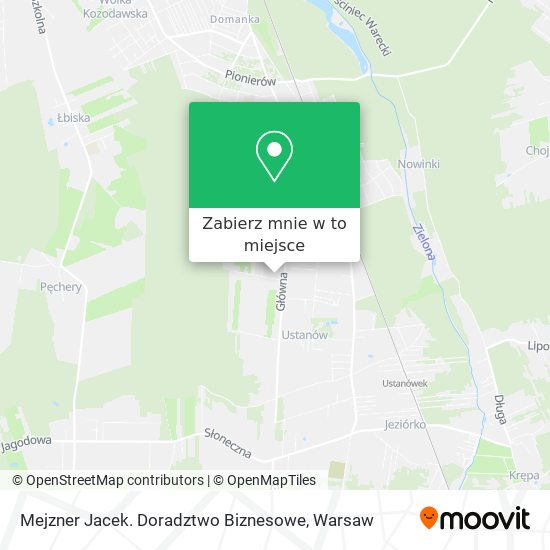 Mapa Mejzner Jacek. Doradztwo Biznesowe