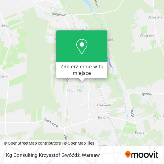 Mapa Kg Consulting Krzysztof Gwóźdź