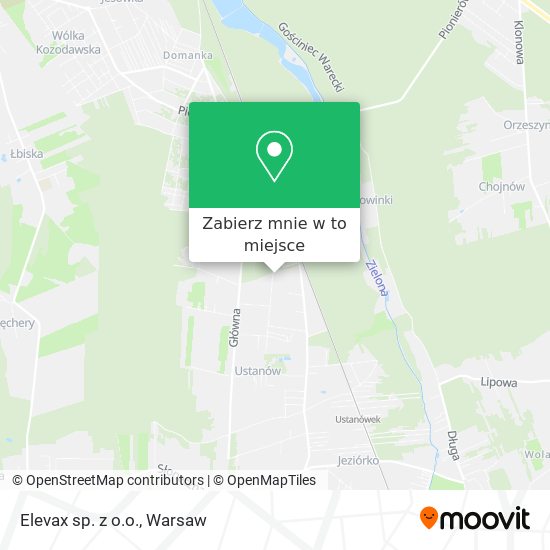 Mapa Elevax sp. z o.o.