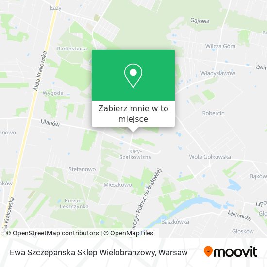 Mapa Ewa Szczepańska Sklep Wielobranżowy