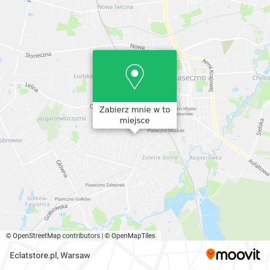 Mapa Eclatstore.pl