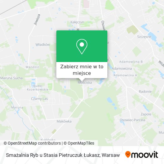 Mapa Smażalnia Ryb u Stasia Pietruczuk Łukasz