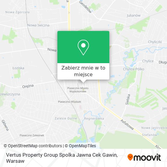 Mapa Vertus Property Group Spolka Jawna Cek Gawin