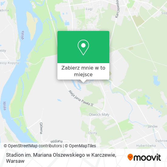 Mapa Stadion im. Mariana Olszewskiego w Karczewie