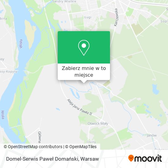 Mapa Domel-Serwis Paweł Domański