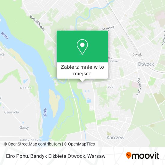 Mapa Elro Pphu. Bandyk Elżbieta Otwock