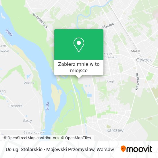 Mapa Usługi Stolarskie - Majewski Przemysław