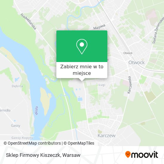 Mapa Sklep Firmowy Kiszeczk