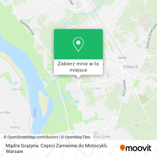 Mapa Mądra Grażyna. Części Zamienne do Motocykli