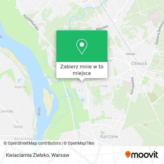 Mapa Kwiaciarnia Zielsko