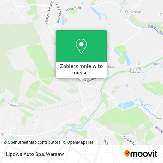 Mapa Lipowa Auto Spa