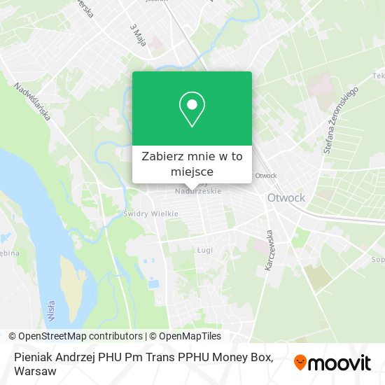 Mapa Pieniak Andrzej PHU Pm Trans PPHU Money Box