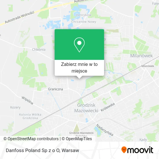 Mapa Danfoss Poland Sp z o O