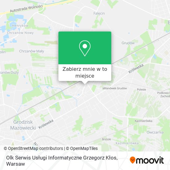 Mapa Olk Serwis Usługi Informatyczne Grzegorz Kłos