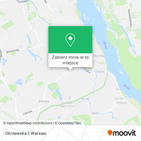 Mapa Okrzewska I