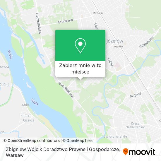 Mapa Zbigniew Wójcik Doradztwo Prawne i Gospodarcze