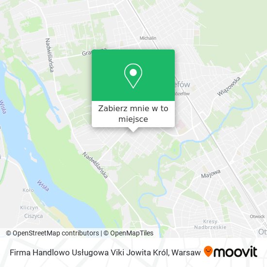 Mapa Firma Handlowo Usługowa Viki Jowita Król