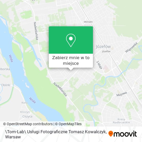 Mapa \Tom-Lab\ Usługi Fotograficzne Tomasz Kowalczyk