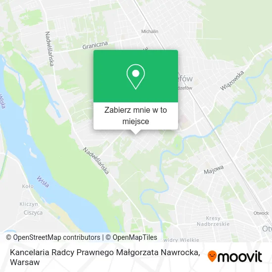 Mapa Kancelaria Radcy Prawnego Małgorzata Nawrocka