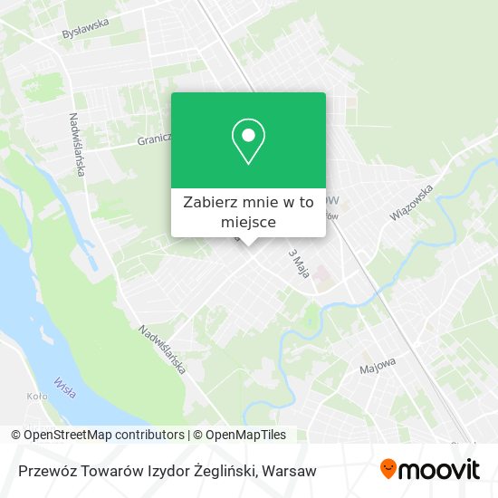 Mapa Przewóz Towarów Izydor Żegliński