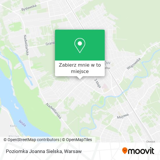 Mapa Poziomka Joanna Sielska