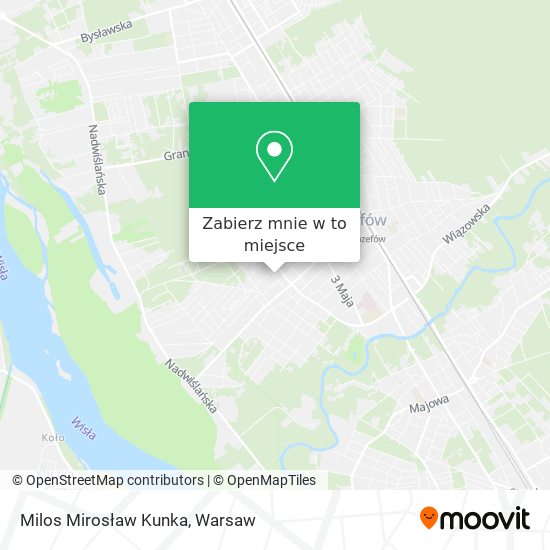 Mapa Milos Mirosław Kunka