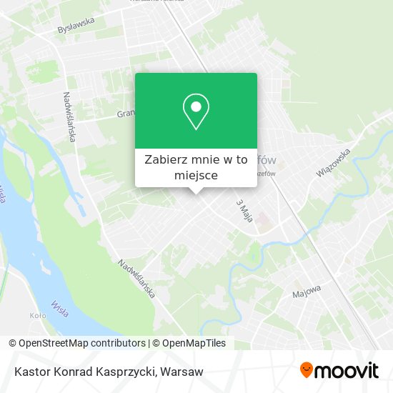 Mapa Kastor Konrad Kasprzycki