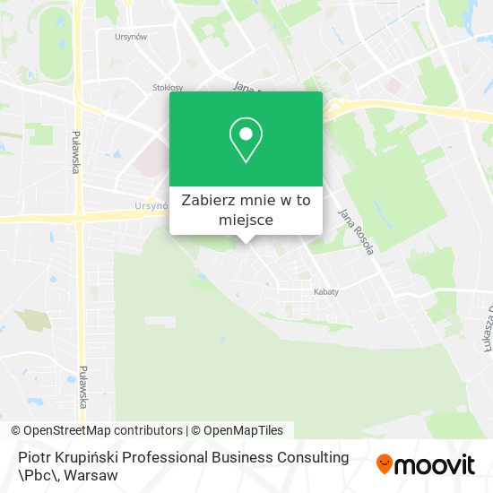 Mapa Piotr Krupiński Professional Business Consulting \Pbc\