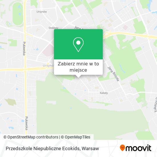 Mapa Przedszkole Niepubliczne Ecokids