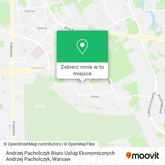 Mapa Andrzej Pacholczyk Biuro Usług Ekonomicznych Andrzej Pacholczyk