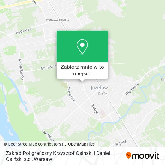 Mapa Zakład Poligraficzny Krzysztof Osiński i Daniel Osiński s.c.