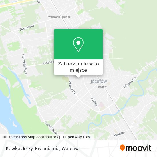 Mapa Kawka Jerzy. Kwiaciarnia