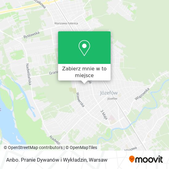 Mapa Anbo. Pranie Dywanów i Wykładzin