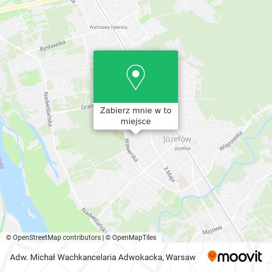 Mapa Adw. Michał Wachkancelaria Adwokacka