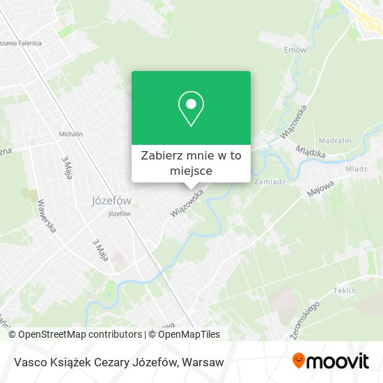 Mapa Vasco Książek Cezary Józefów