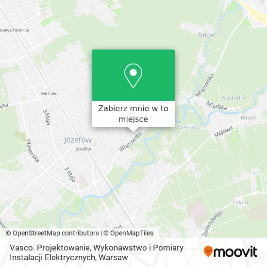 Mapa Vasco. Projektowanie, Wykonawstwo i Pomiary Instalacji Elektrycznych