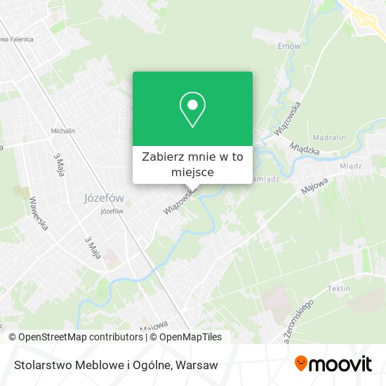 Mapa Stolarstwo Meblowe i Ogólne