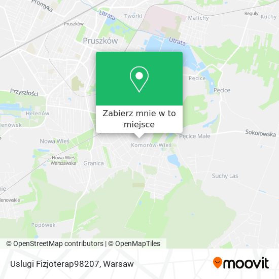 Mapa Uslugi Fizjoterap98207