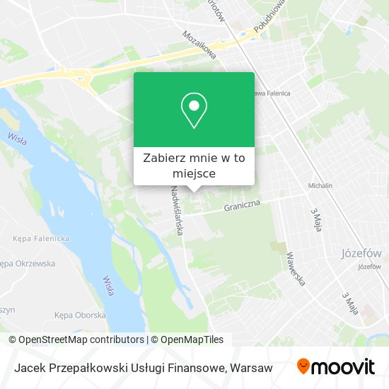 Mapa Jacek Przepałkowski Usługi Finansowe