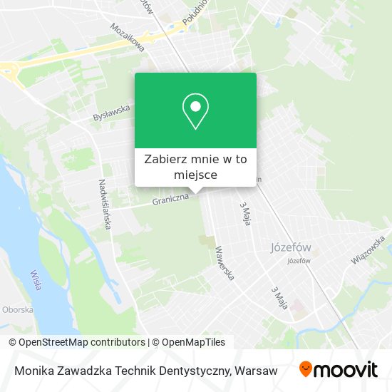 Mapa Monika Zawadzka Technik Dentystyczny