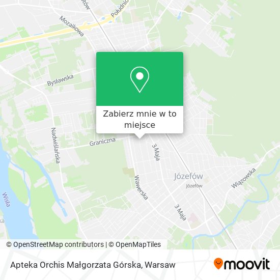 Mapa Apteka Orchis Małgorzata Górska