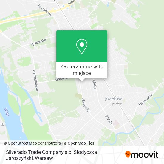 Mapa Silverado Trade Company s.c. Słodyczka Jaroszyński