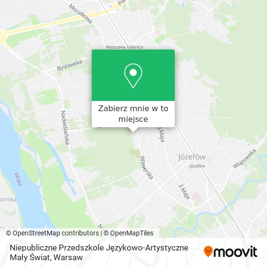 Mapa Niepubliczne Przedszkole Językowo-Artystyczne Mały Świat