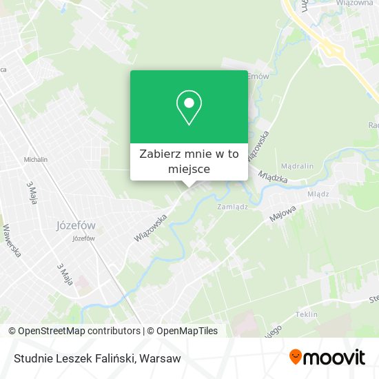 Mapa Studnie Leszek Faliński