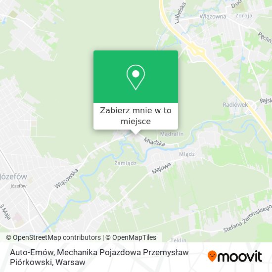 Mapa Auto-Emów, Mechanika Pojazdowa Przemysław Piórkowski