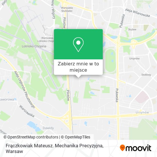 Mapa Frączkowiak Mateusz. Mechanika Precyzyjna