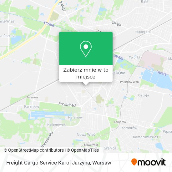 Mapa Freight Cargo Service Karol Jarzyna